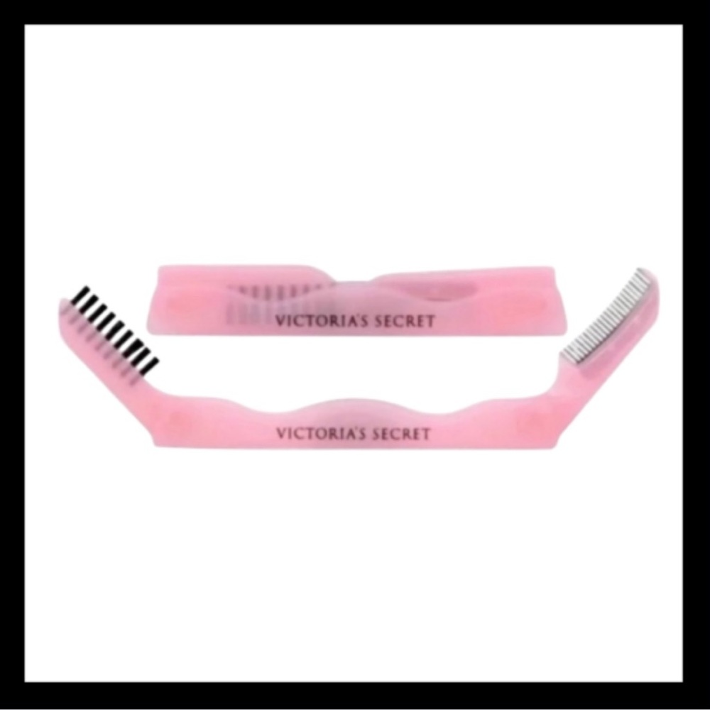 Rare Vintage Victoria’s Secret Foldable Pink Eyebrow Brush